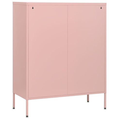 Lady Jillian -  Chest of Drawers Pink 80x35x101,5 cm Steel